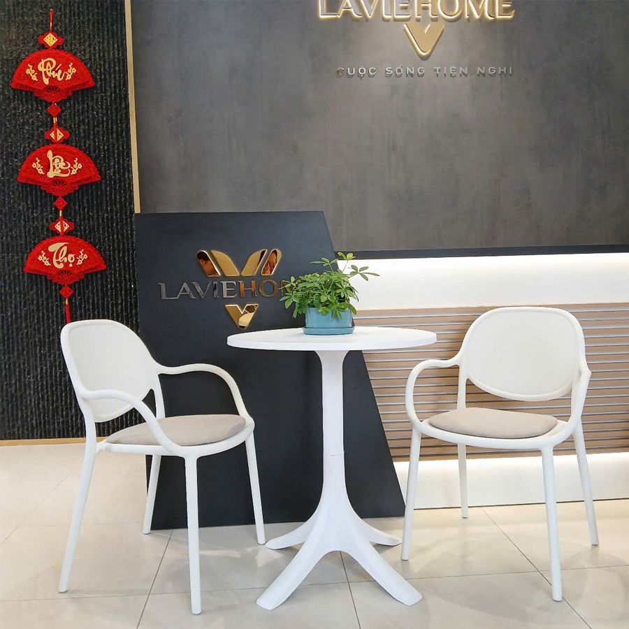 Bộ Bàn Ghế Cafe S3055 + S3061A - Thiết Kế Hiện Đại, Tinh Tế, Phù Hợp Mọi Không Gian