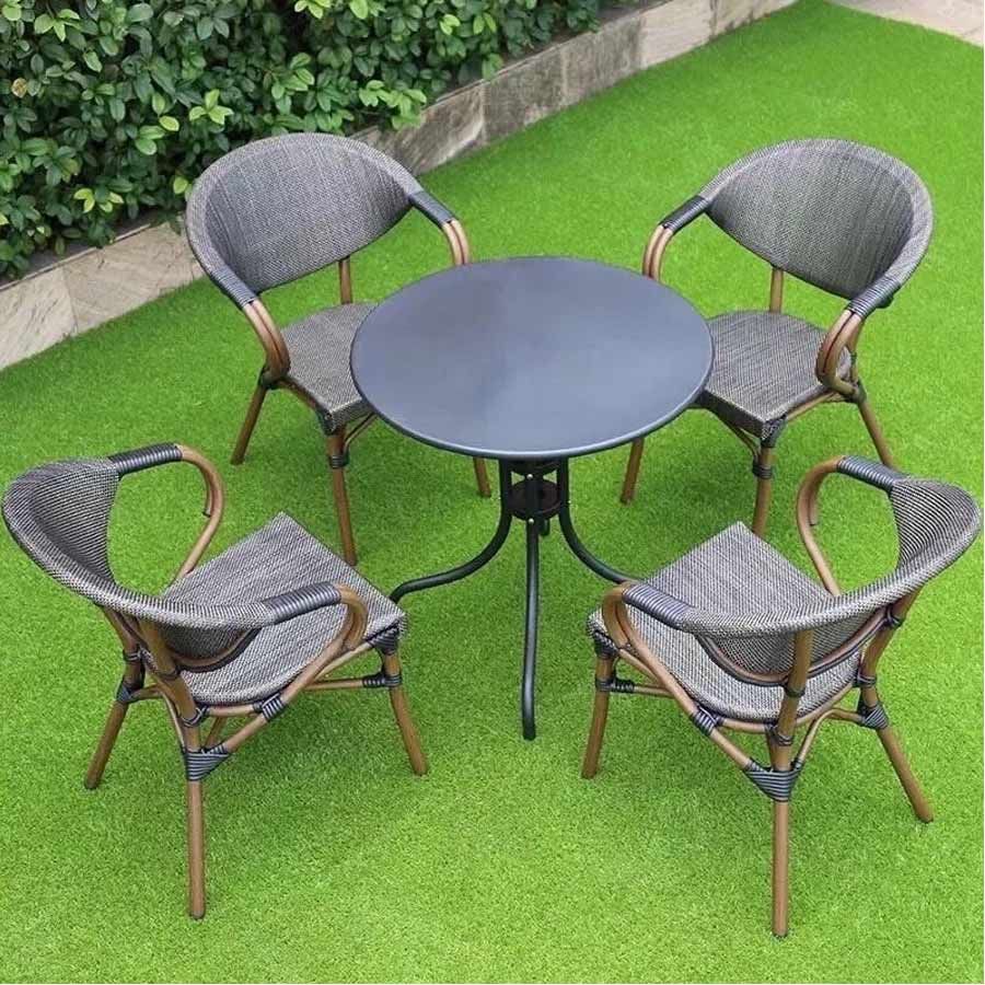 Bộ Bàn Ghế Sân Vườn LHBV9 + LHAV06A - Sự Kết Hợp Hoàn Hảo Cho Không Gian Ngoại Thất