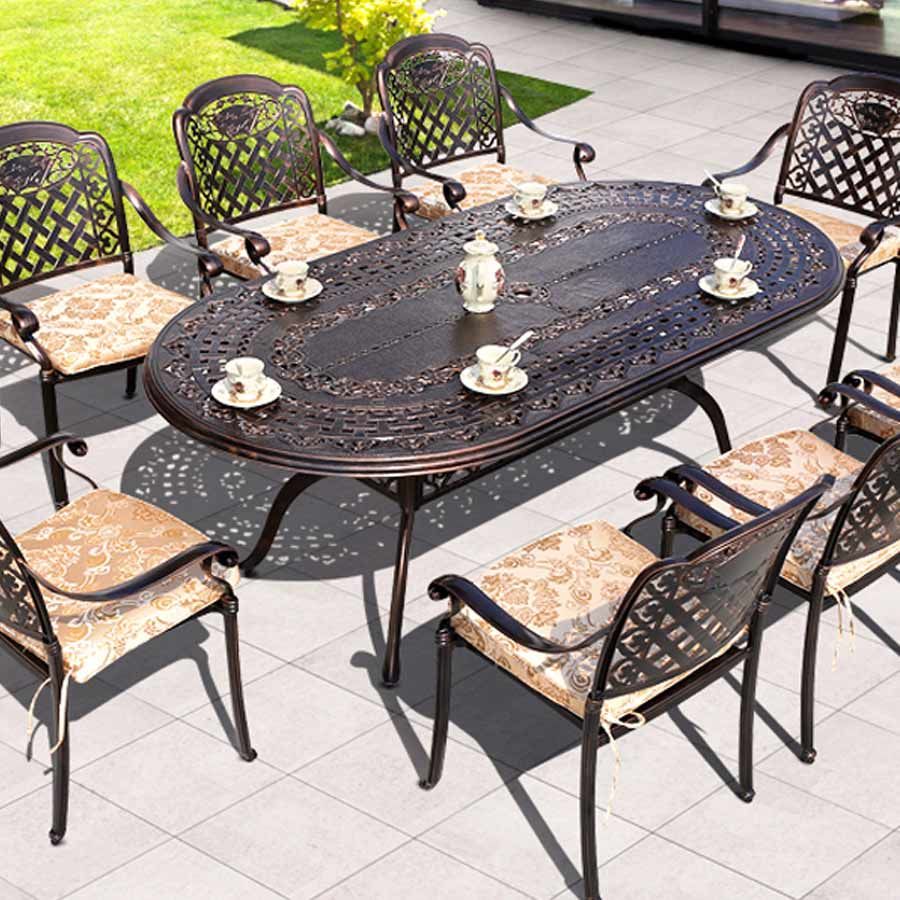 Bộ Bàn Ghế Sân Vườn LHBV8 + LHAV4B - Sự Kết Hợp Hoàn Hảo Cho Không Gian Ngoại Thất