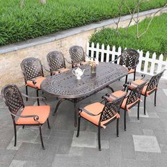 Bàn Sân Vườn Hình Oval Cấp LHBV8 - Sự Lựa Chọn Hoàn Hảo Cho Không Gian Ngoài Trời