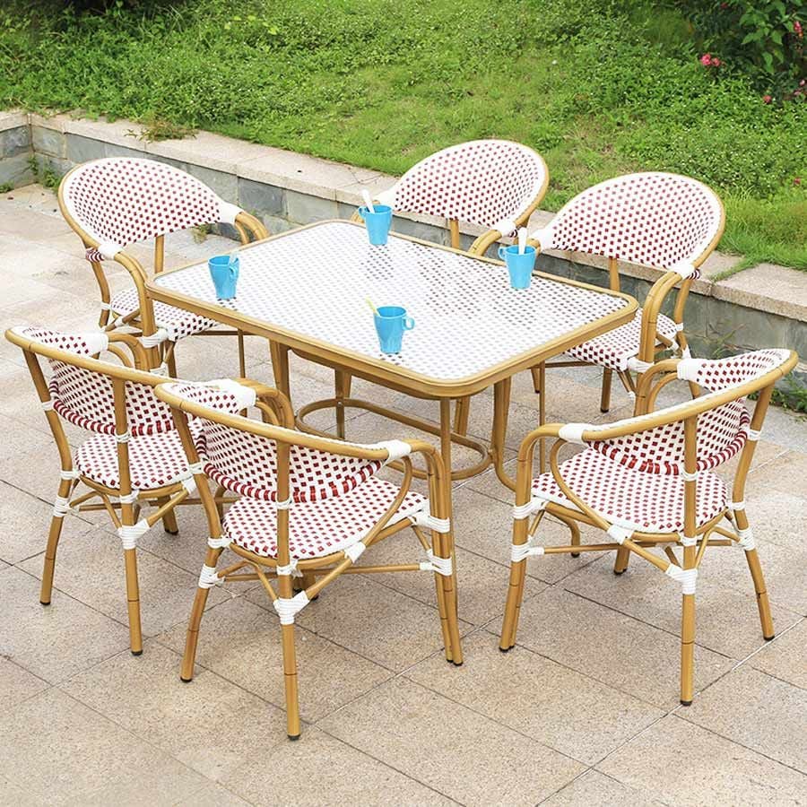 Bộ Bàn Ghế Sân Vườn LHBV12 + LHAV05 - Sự Kết Hợp Hoàn Hảo Cho Không Gian Ngoài Trời