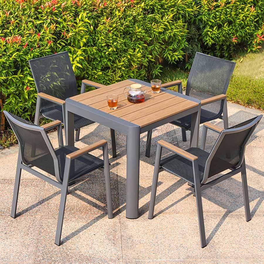 Bộ Bàn Ghế Sân Vườn LHBV19 + LHAV09 - Tinh Tế, Hiện Đại Cho Không Gian Ngoại Thất