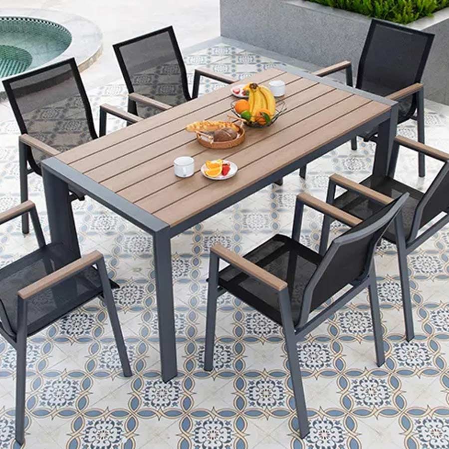 Bộ Bàn Ghế Sân Vườn LHBV19A + LHAV09 - Sự Kết Hợp Hoàn Hảo Cho Không Gian Ngoài Trời