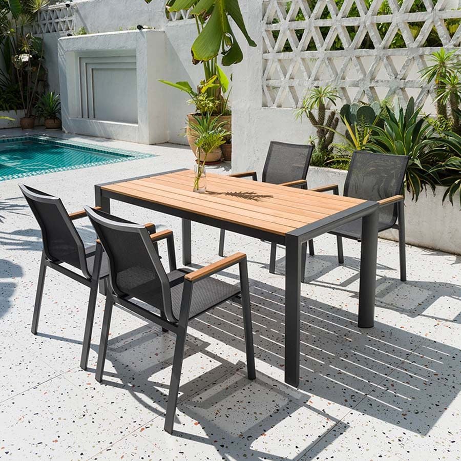 Bộ Bàn Ghế Sân Vườn LHBV19A + LHAV09 - Sự Kết Hợp Hoàn Hảo Cho Không Gian Ngoài Trời