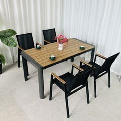 Bộ Bàn Ghế Sân Vườn LHBV19A + LHAV09 - Sự Kết Hợp Hoàn Hảo Cho Không Gian Ngoài Trời