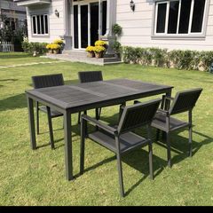 Bộ Bàn Ghế Sân Vườn LHBV22 + Ghế LHAV11 - Tinh Tế Cho Không Gian Ngoài Trời
