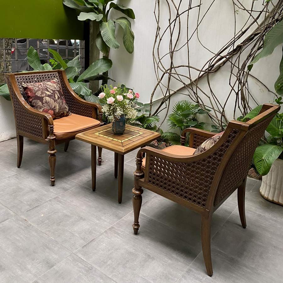Bộ Sofa Ngoài Trời LHSFD04 – Vẻ Đẹp Cổ Điển và Độ Bền Vượt Thời Gian