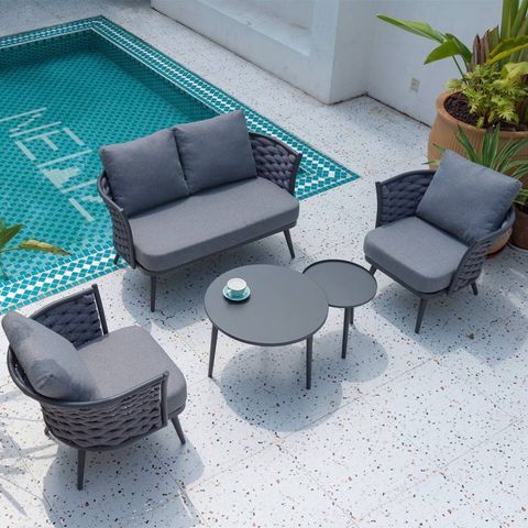 Bộ Sofa Ngoài Trời LHSR01 – Sự Lựa Chọn Hoàn Hảo Cho Không Gian Ngoài Trời Sang Trọng