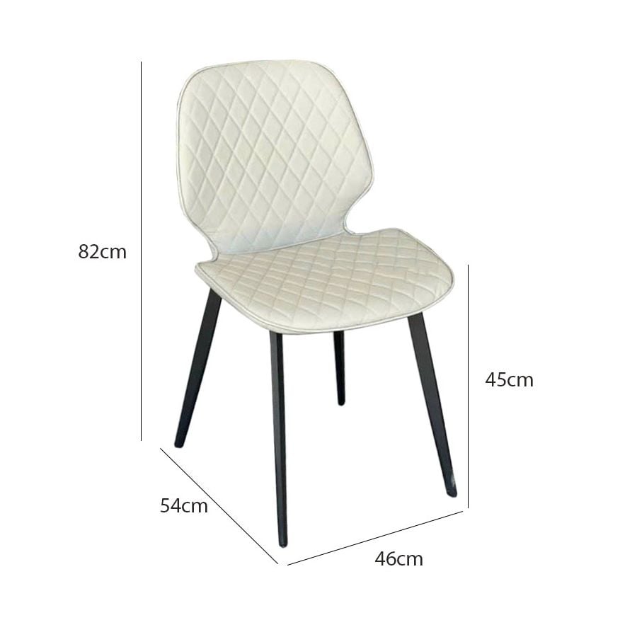 Ghế Ăn Nordic Trám Chân Đen – Phong Cách Hiện Đại