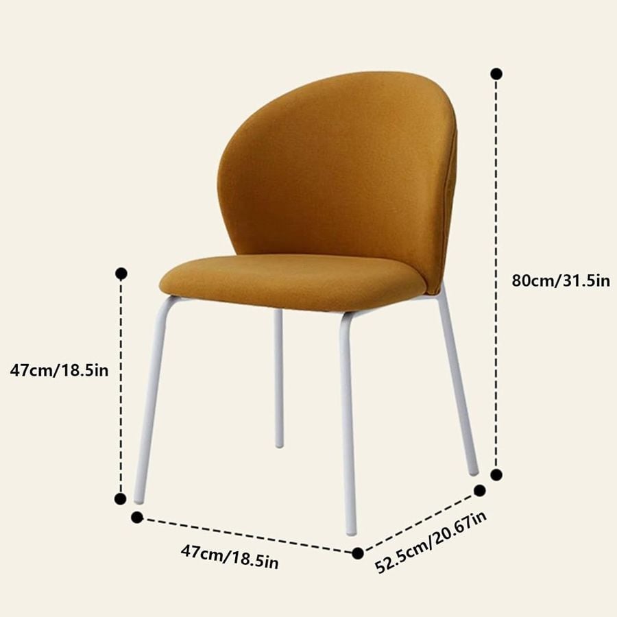 Ghế Ăn Princeton Cao Cấp – Da Sil.Carola Tẩy Mực, Màu Theo Yêu Cầu