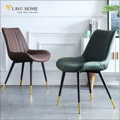 Ghế Ăn Bọc Da Cao Cấp Loft Sọc – Thiết Kế Hiện Đại và Tinh Tế Cho Phòng Ăn Sang Trọng