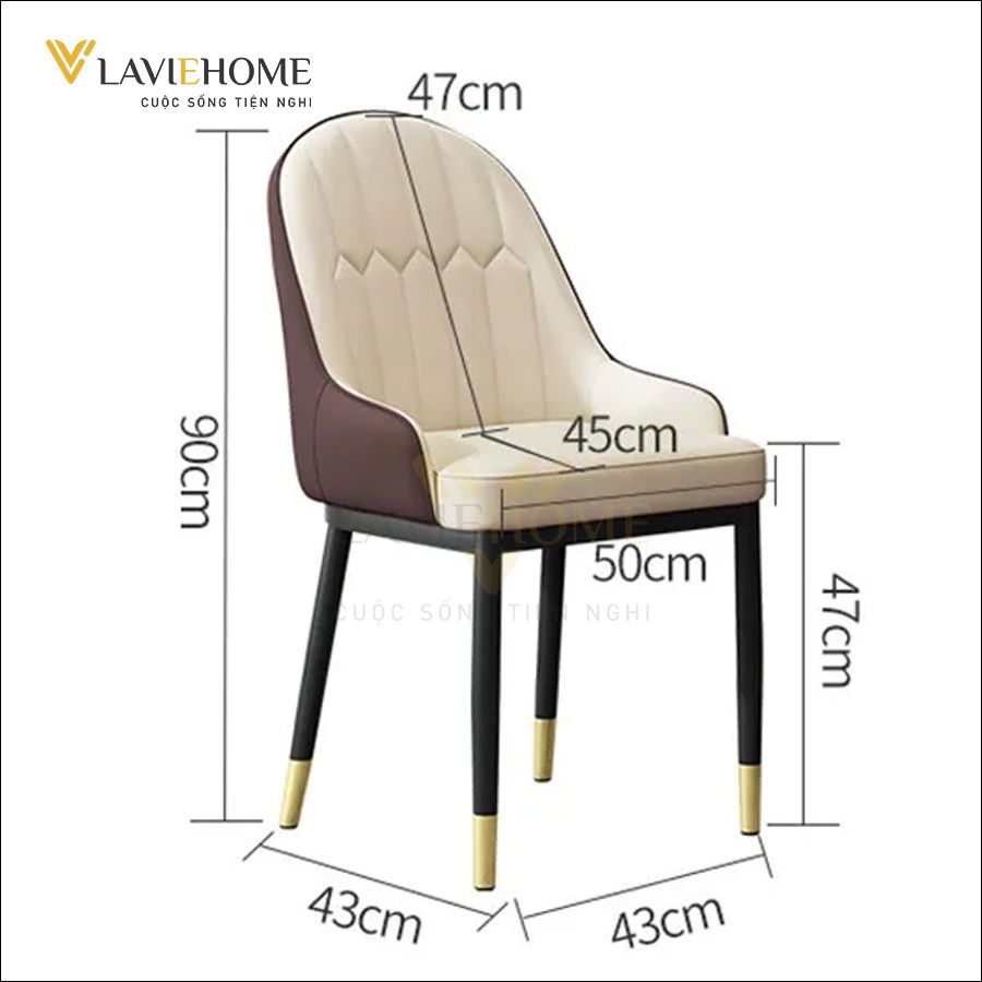 Ghế Ăn Bọc Da Cao Cấp Monet – Sự Lựa Chọn Tinh Tế Cho Phòng Ăn Hiện Đại
