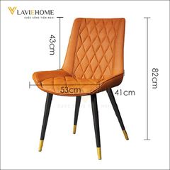 Ghế Ăn Bọc Da Cao Cấp Loft Trám – Sang Trọng và Hiện Đại