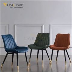 Ghế Ăn Bọc Da Cao Cấp Loft Sọc – Thiết Kế Hiện Đại và Tinh Tế Cho Phòng Ăn Sang Trọng