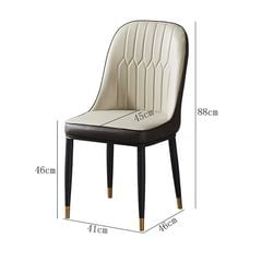 Ghế Ăn Bọc Da Cao Cấp Monet Không Tay – Thiết Kế Hiện Đại và Nhỏ Gọn