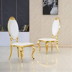 Ghế Ăn Inox Mạ Vàng Kingdom LHB840 - Tôn Vinh Không Gian Sống Đẳng Cấp