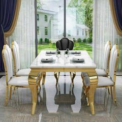 Ghế Ăn Inox Mạ Vàng Queen LHD03 - Sự Kết Hợp Giữa Sang Trọng Và Hiện Đại