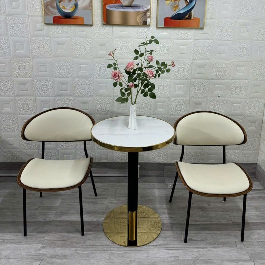 Bộ Bàn Cafe LHBD5 + Ghế Elara LHA86 - Sự Kết Hợp Đẳng Cấp Cho Không Gian Cafe