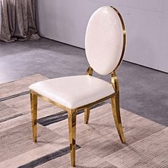 Ghế Ăn Inox Mạ Vàng Luxury LHD04 - Sự Lựa Chọn Hoàn Hảo Cho Không Gian Sang Trọng