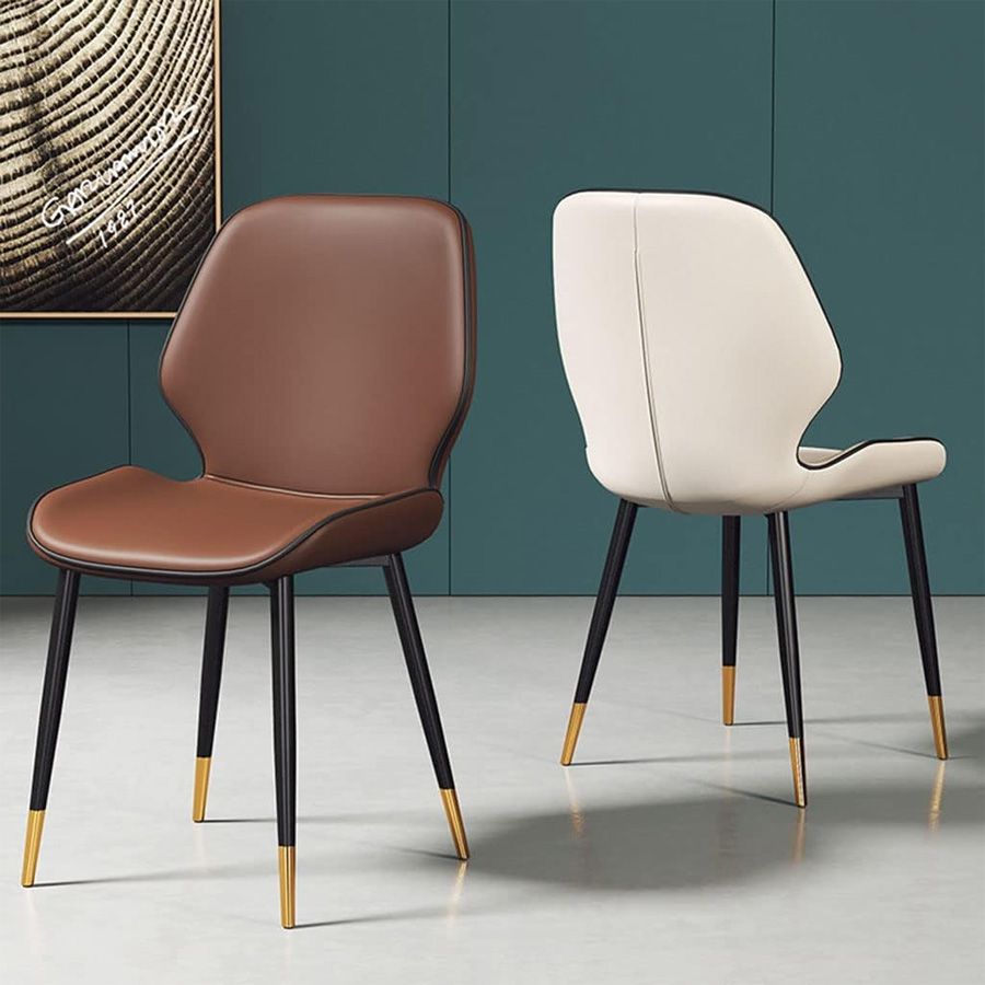 Ghế Ăn Nordic Chân Núm Đồng – Sang Trọng và Tinh Tế