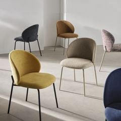 Ghế Ăn Princeton Cao Cấp – Da Sil.Carola Tẩy Mực, Màu Theo Yêu Cầu