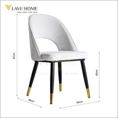 Ghế Ăn Saarinen Bọc Nỉ Cao Cấp – Sang Trọng và Tinh Tế
