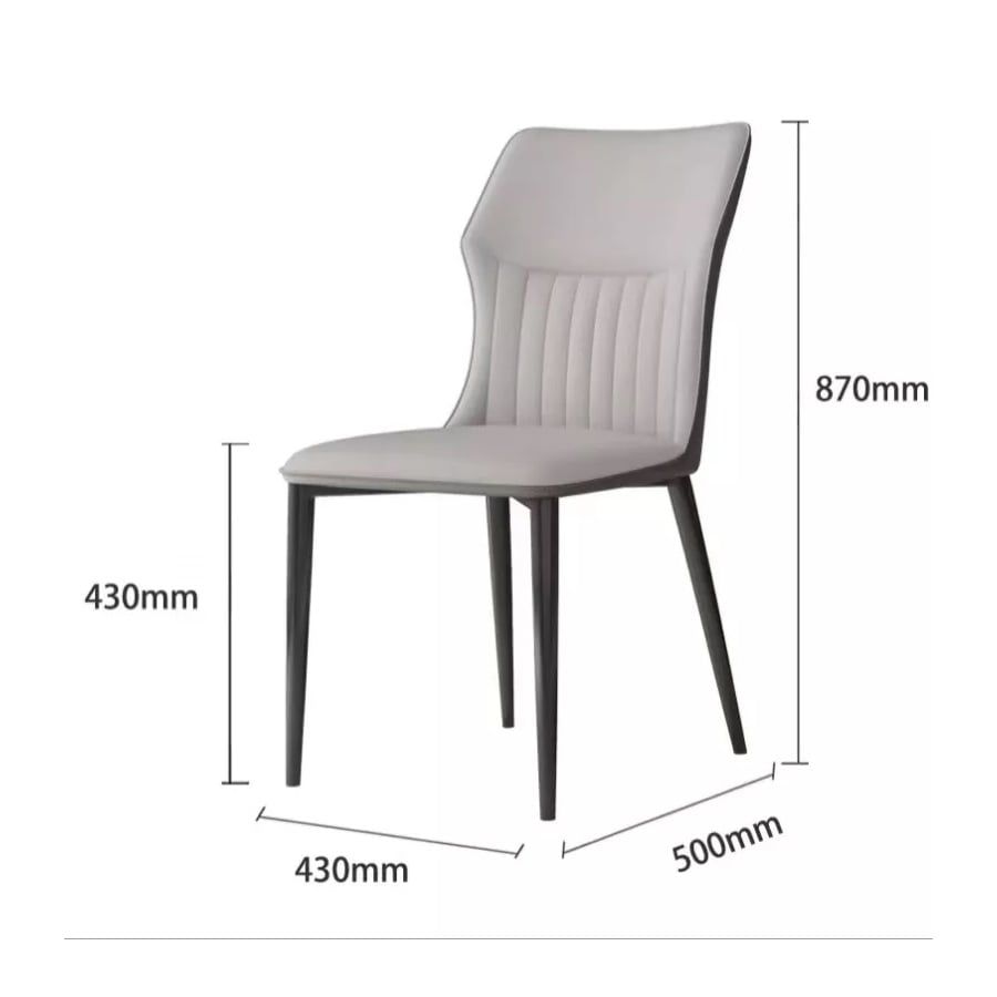 Ghế Ăn Bọc Da Cao Cấp Willow – Thanh Lịch và Sang Trọng