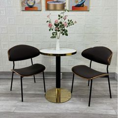 Bộ Bàn Cafe LHBD5 + Ghế Elara LHA86 - Sự Kết Hợp Đẳng Cấp Cho Không Gian Cafe