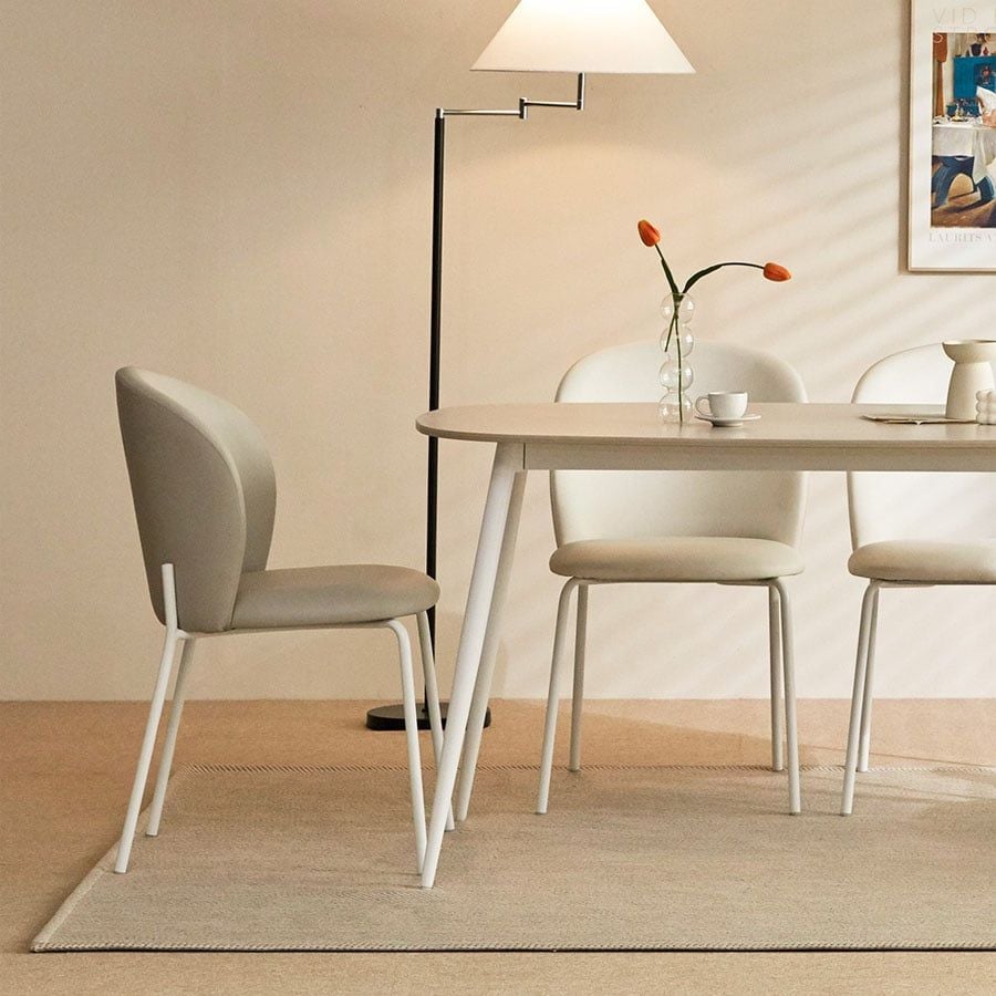 Ghế Ăn Princeton Cao Cấp – Da Sil.Carola Tẩy Mực, Màu Theo Yêu Cầu