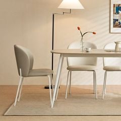 Ghế Ăn Princeton Cao Cấp – Da Sil.Carola Tẩy Mực, Màu Theo Yêu Cầu