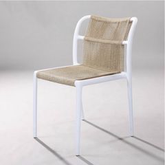 Ghế Nhựa Đúc LH3038 - Thiết Kế Đan Dây Dù Hiện Đại, Bền Bỉ Với Thời Gian
