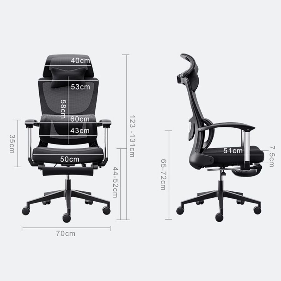 Ghế Công Thái Học LHN08 của LAVIEHOME - Chất Lượng Cao, Giá Thành Hợp Lý