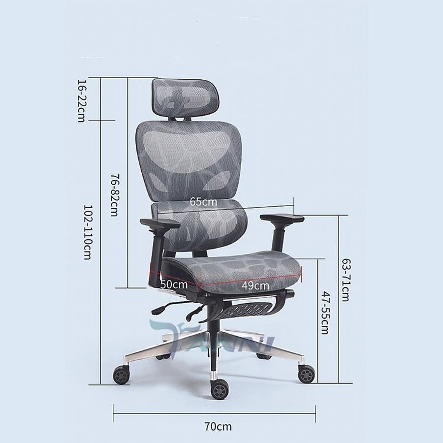 Ghế Công Thái Học LHN09 - Sự Lựa Chọn Tối Ưu Cho Sức Khỏe Văn Phòng