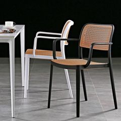 Ghế Nhựa Đúc LHA13E - Thiết Kế Giả Mây Thanh Thoát, Bền Bỉ Cho Mọi Không Gian