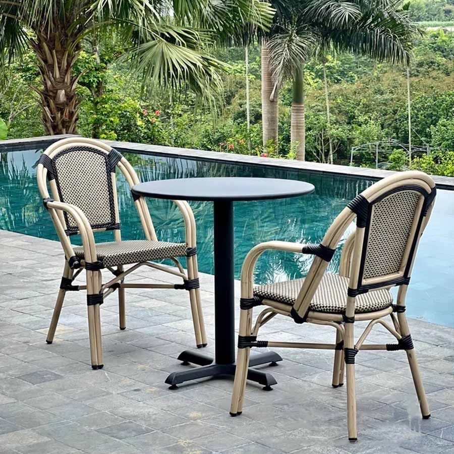 Ghế Lưới Textilene Ngoài Trời LHGC081 - Thoải Mái, Bền Bỉ Cho Không Gian Sống