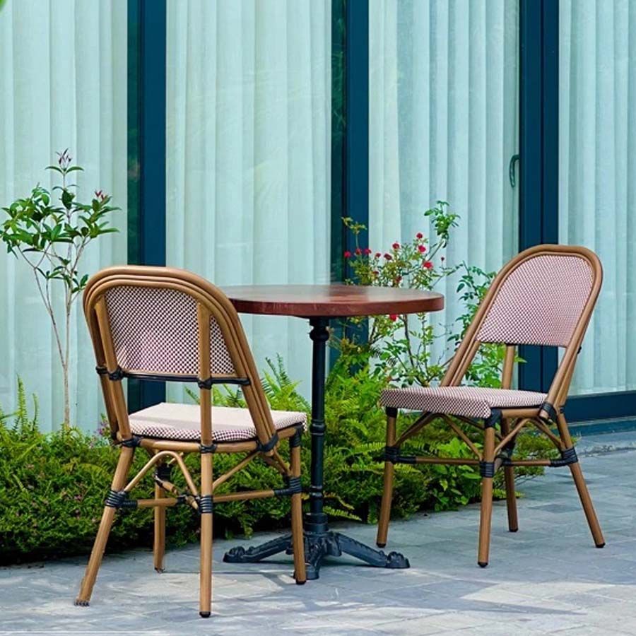 Ghế Lưới Textilene Ngoài Trời LHGC15D - Phong Cách Tinh Tế Và Bền Bỉ Cho Không Gian Ngoại Thất