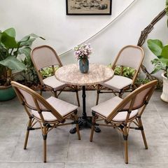 Ghế Lưới Textilene Ngoài Trời LHGC15D - Phong Cách Tinh Tế Và Bền Bỉ Cho Không Gian Ngoại Thất