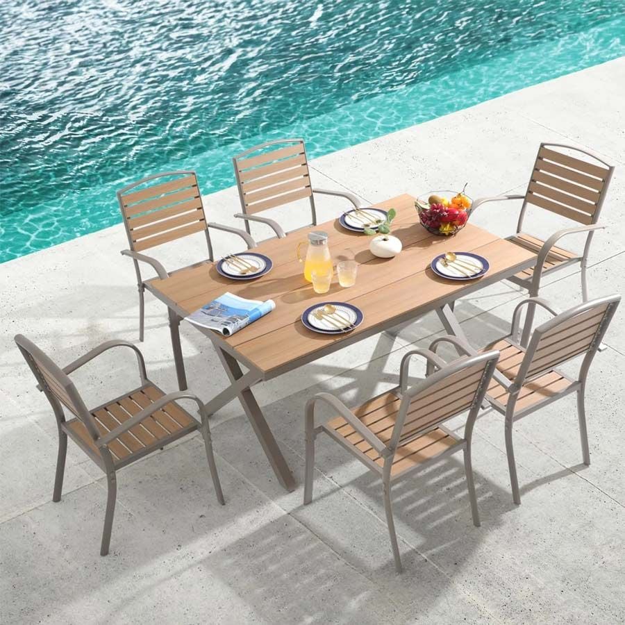 Ghế Ngoài Trời LHAV10 - Sự Kết Hợp Giữa Hiện Đại Và Bền Bỉ Cho Không Gian Ngoại Thất