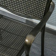 Ghế Sân Vườn Nhôm Đúc LHGN05 - Phong Cách Cổ Điển, Sang Trọng Cho Ngoại Thất