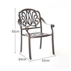 Ghế Nhôm Đúc Ngoài Trời LHAV4A - Sang Trọng, Bền Bỉ Cho Không Gian Ngoài Trời