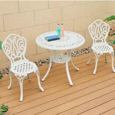 Ghế Nhôm Đúc Ngoài Trời LHAV01 - Thiết Kế Tinh Tế Cho Không Gian Sân Vườn