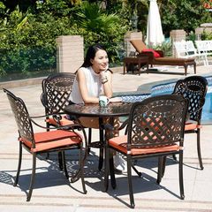 Ghế Nhôm Đúc Ngoài Trời LHAV4B - Thiết Kế Sang Trọng, Bền Bỉ Cho Không Gian Ngoài Trời