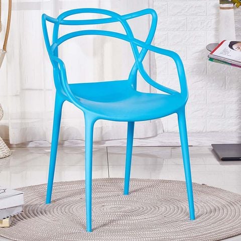 Ghế Cafe LH3008 - Nhựa PP Đúc Nguyên Khối Xếp Chồng Tiện Lợi