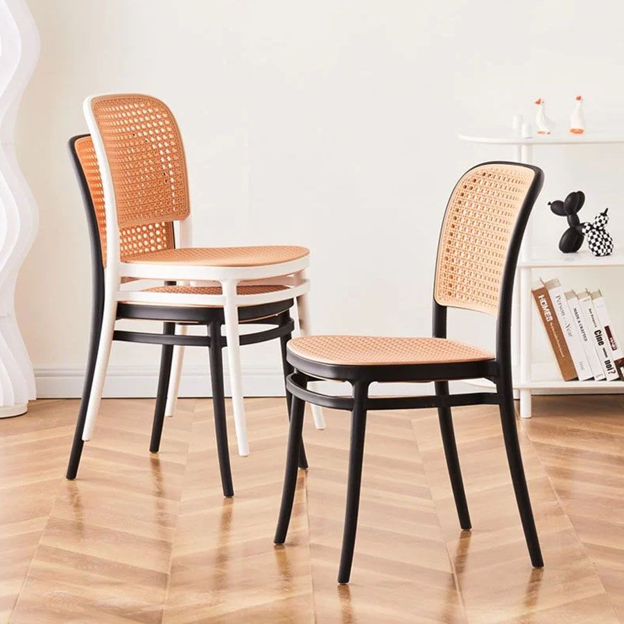 Ghế Nhựa Đúc Giả Mây LH3042 - Thiết Kế Sang Trọng, Chịu Lực Tốt, Phù Hợp Mọi Không Gian