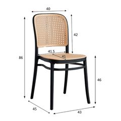 Ghế Nhựa Đúc Giả Mây LH3042 - Thiết Kế Sang Trọng, Chịu Lực Tốt, Phù Hợp Mọi Không Gian