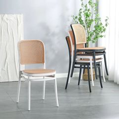 Ghế Nhựa Đúc Giả Mây LH3042 - Thiết Kế Sang Trọng, Chịu Lực Tốt, Phù Hợp Mọi Không Gian