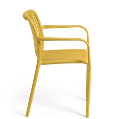 Ghế Nhựa Đúc LH3046 - Nhựa PP Cao Cấp, Thiết Kế Sọc Dọc Từ Lưng Đến Mặt Ngồi, Có Tựa Tay Đẹp Và Bền Chắc