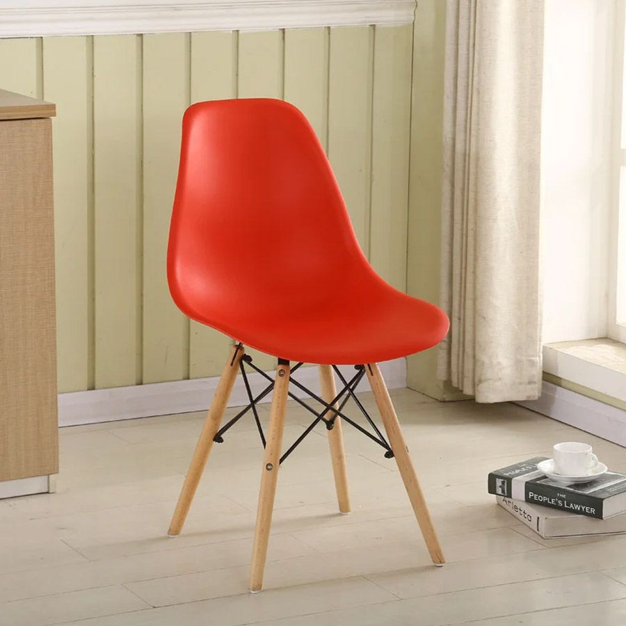 Ghế Nhựa PP Chân Gỗ Giằng Sắt LHA09 – Phong Cách và Tiện Dụng
