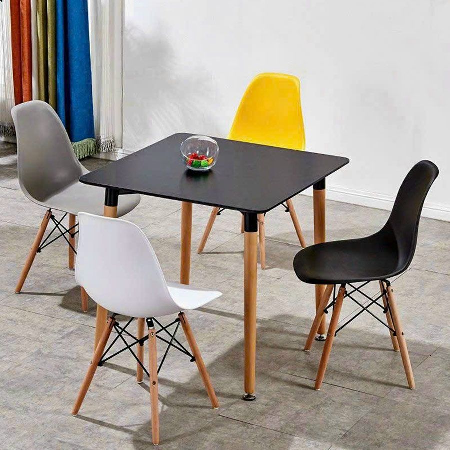 Ghế Nhựa PP Chân Gỗ Giằng Sắt LHA09 – Phong Cách và Tiện Dụng