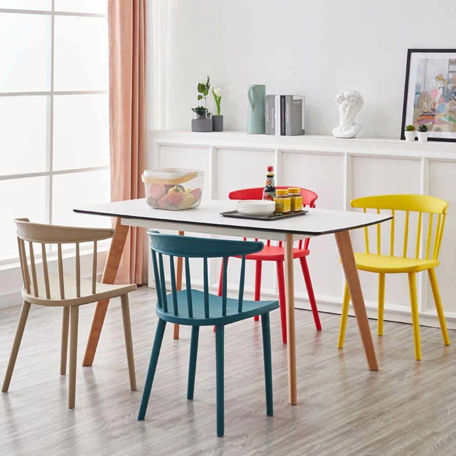 Ghế nhựa đúc nguyên khối LH3004 – Ghế nhựa PP cao cấp cho cafe, văn phòng, bàn ăn, thoáng mát, bền bỉ